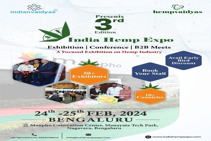 India Hemp Expo 2024: Set to Transform the Hemp Landscape in Southern India - Vimarsana News