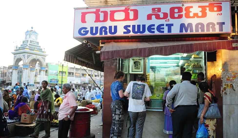 Image result for Guru Sweet Marts mysore