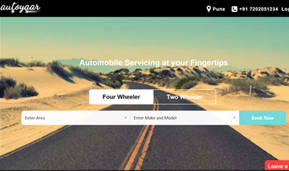 Vehicle servicing is just a click away!