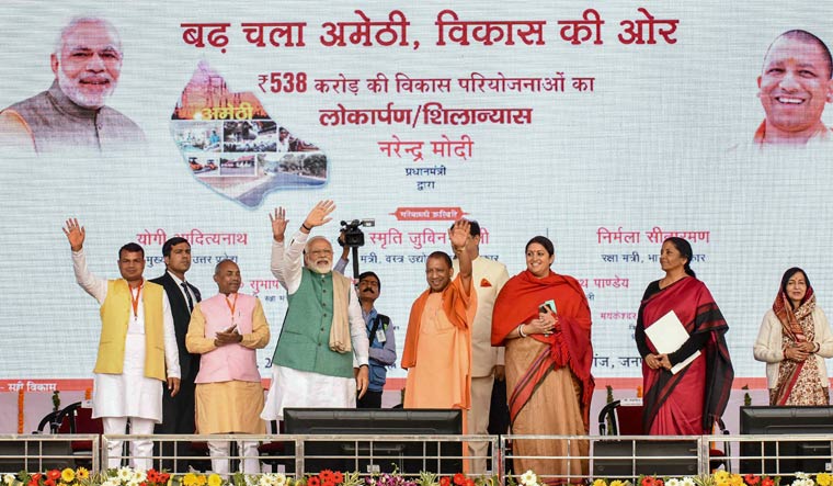 PM Modi addresses his first rally in Rahul's Amethi- The Week