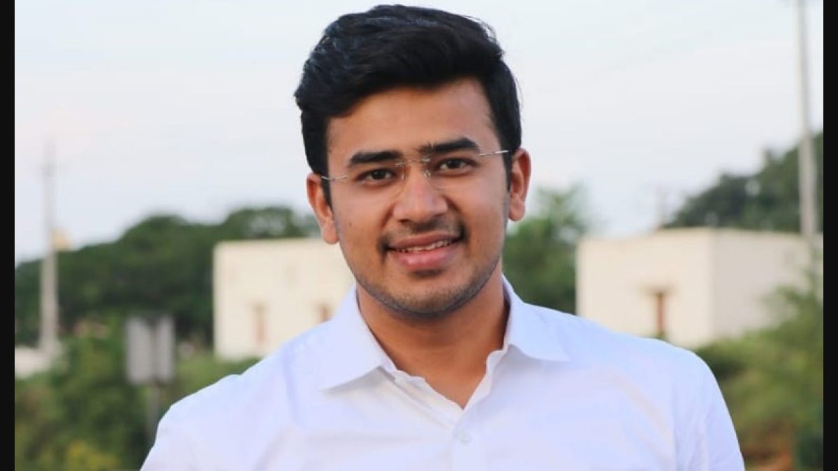 BJP MP Tejasvi Surya opened the emergency exit of an IndiGo plane ...