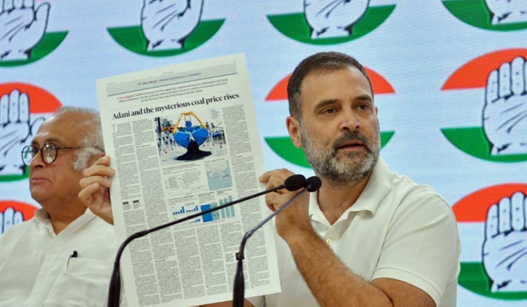 Adani Group 'fleecing' people: Rahul - Vimarsana News
