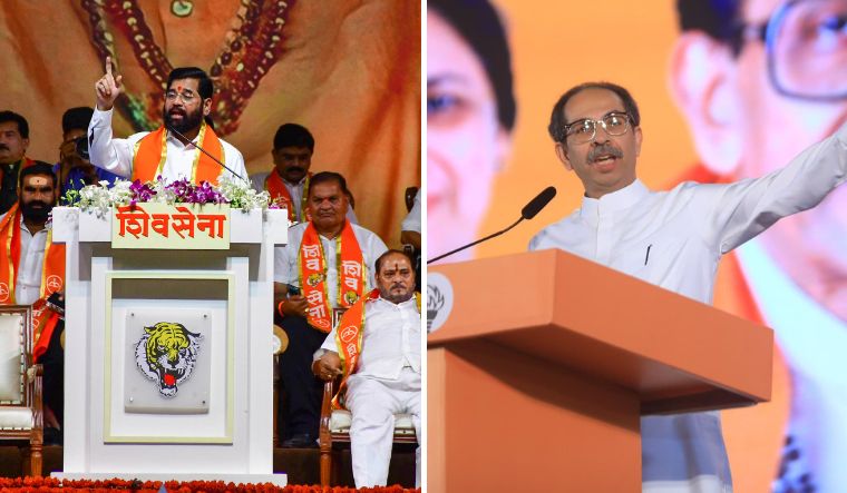 Sena vs Sena: Dusshera rallies in Mumbai see Eknath Shinde, Uddhav Thackeray engage in war of words - Vimarsana News