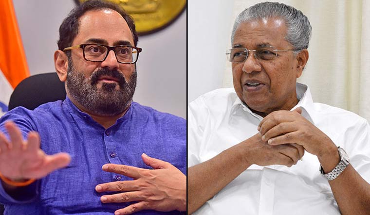 Kerala blasts: War of words escalates between Rajeev Chandrasekhar, Pinarayi Vijayan - Vimarsana News