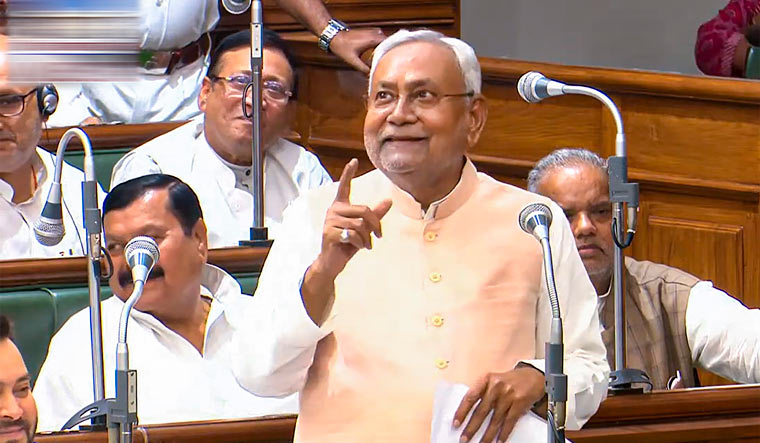 Did Nitish Kumar use derogatory language in assembly to explain birth control? - Vimarsana News