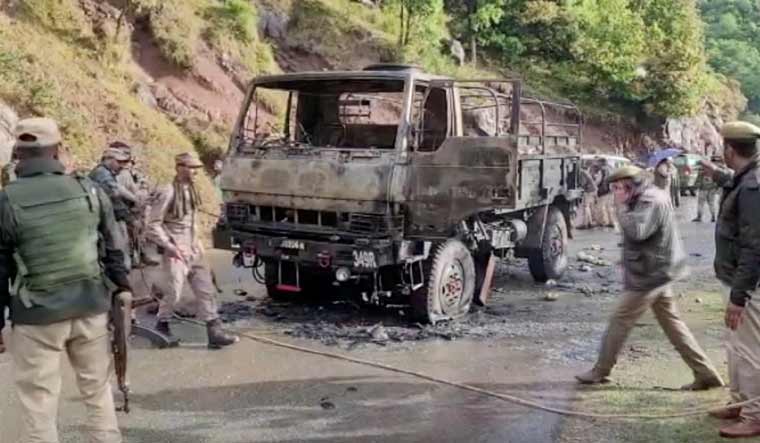 Poonch militant attack: Massive search operation under way, traffic suspended - Vimarsana News