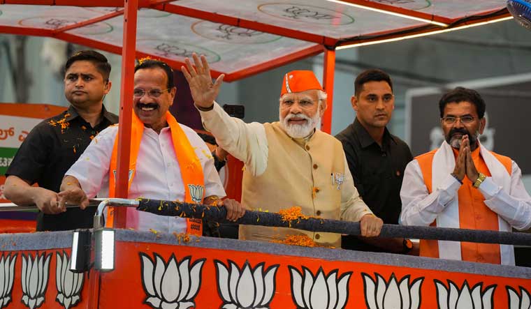 Karnataka: PM Modi's Mysuru road show today; Congress leader confident of '130-odd' seats - Vimarsana News