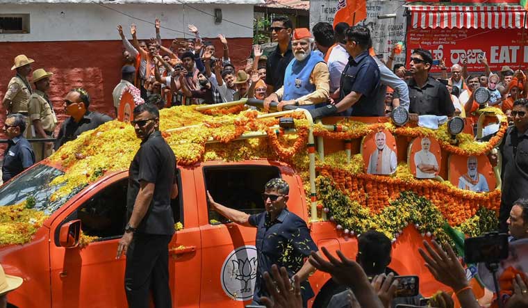 PM Modi to hold roadshow in Bengaluru today as Congress seeks EC action against him - Vimarsana News