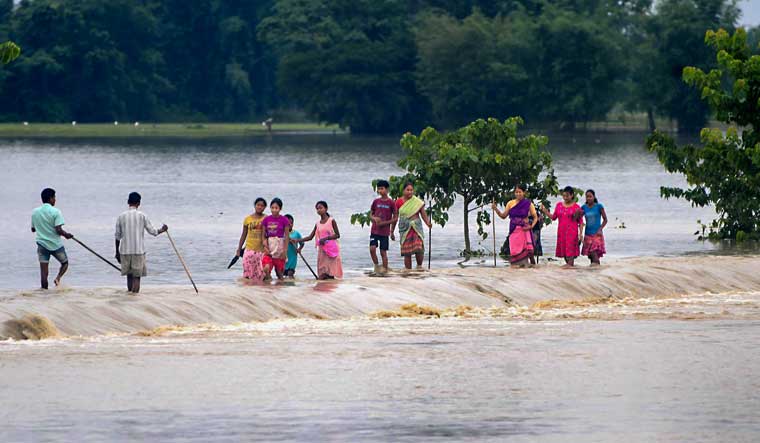 Floods in Assam affect 1.2 lakh people; Baksa, Nalbari districts worst hit - Vimarsana News