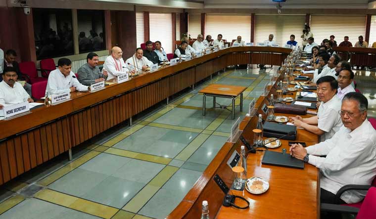 Manipur violence: MHA holds all-party meeting; situation under control, say police - Vimarsana News
