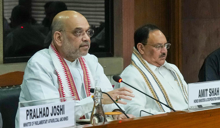 BJP top brass meets at Nadda's house to discuss poll strategy for Rajasthan, Chhattisgarh - Vimarsana News