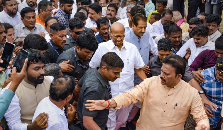 Key meetings of rival NCP factions on Wednesday; Sharad Pawar group issues whip - Vimarsana News