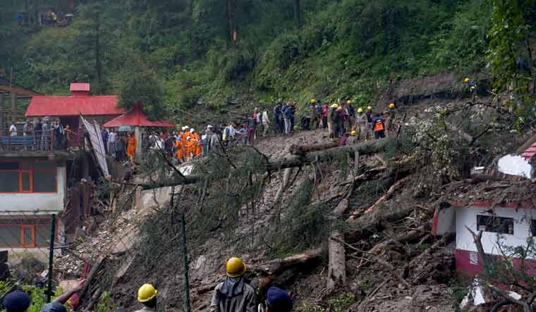 Several houses collapse in Shimla as heavy rains continue to batter Himachal - Vimarsana News