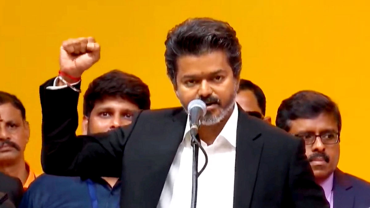 Vijay demands abolition of NEET, calls for medical admissions through Class 12 marks
