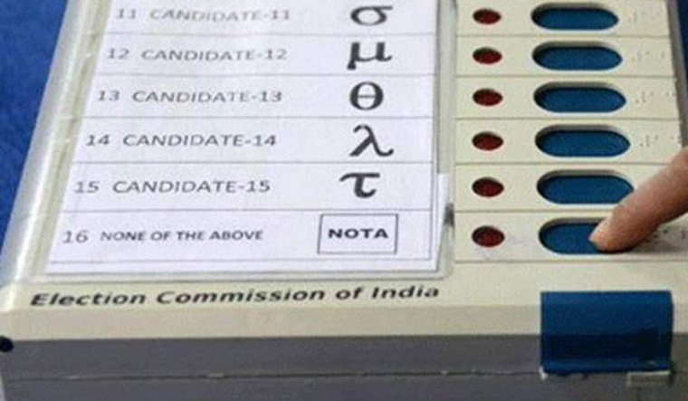 Less than 1 pc voters opted for NOTA in MP, Rajasthan, Telangana; 1.29 pc in Chhattisgarh - Vimarsana News