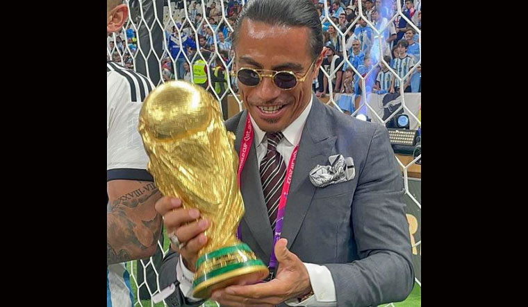 Celebrity chef Salt Bae touches World Cup trophy; draws ire of fans