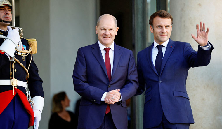 Francuscy i niemieccy przywódcy spotykają się w awanturze o energię i gospodarkę