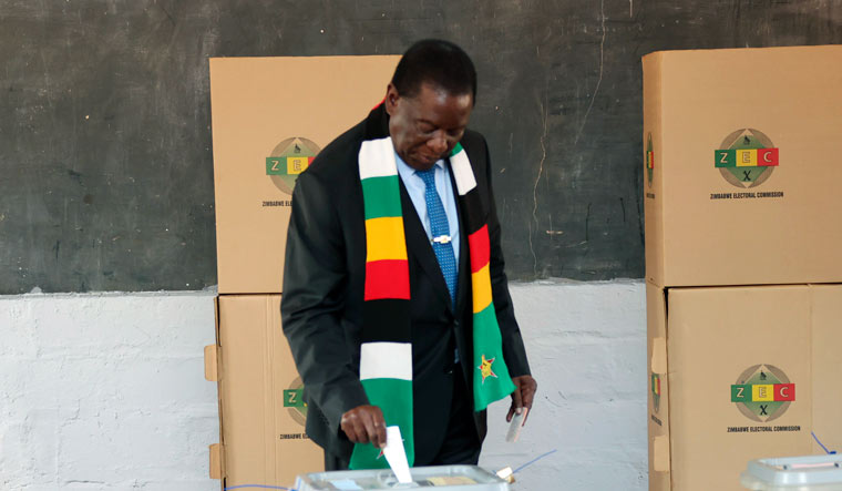 Zimbabwean President Emmerson Mnangagwa Wins Re Election After Troubled Vote The Week 