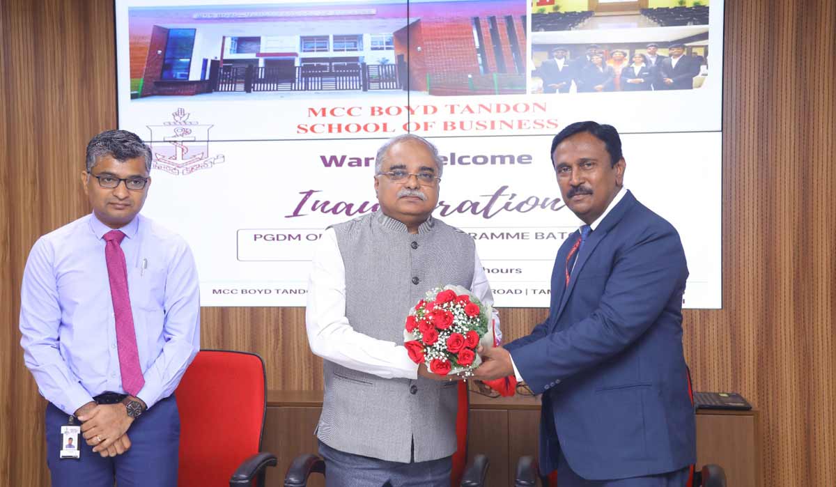 MCC Boyd Tandon B-School inaugurated