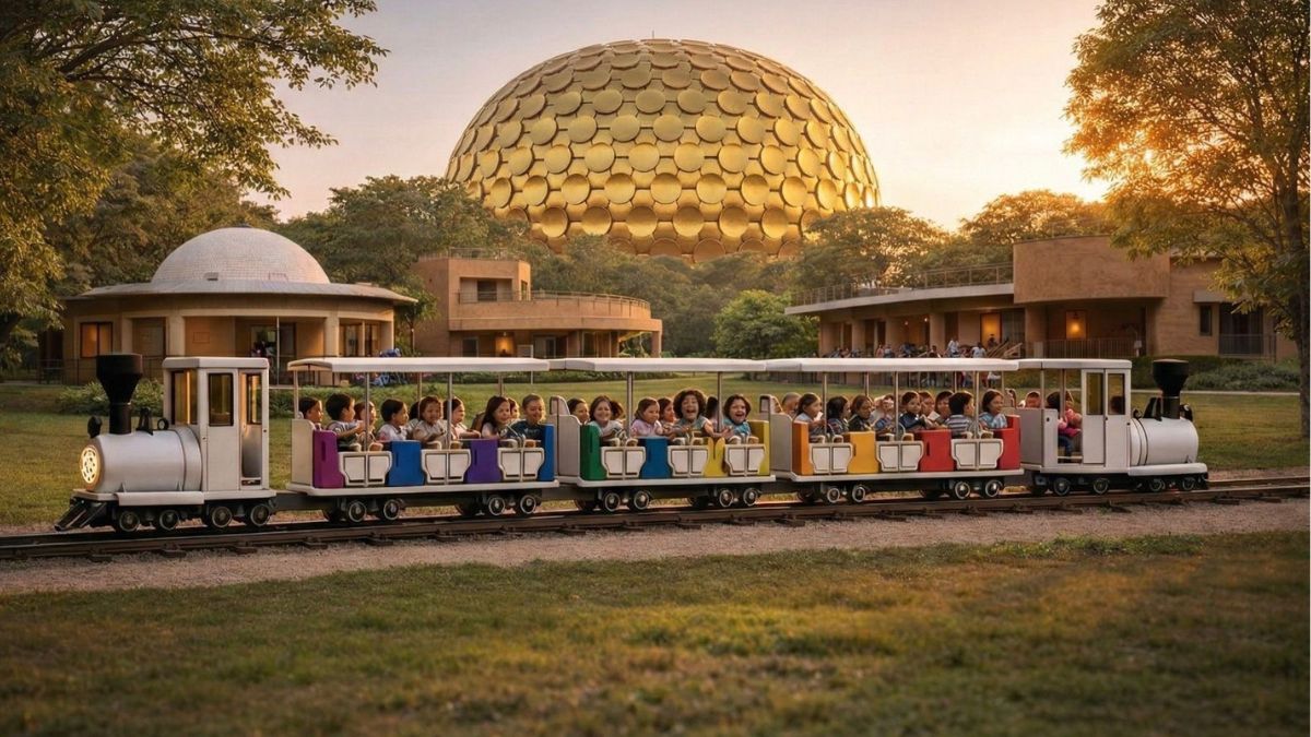 Toy trains in Auroville? Electric ride for kindergarteners set to launch
