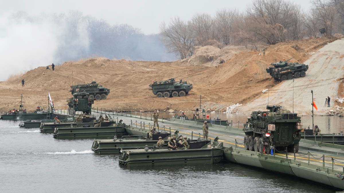 Missile show of force: North Korea fires 10 ballistic missiles during US-South Korea war drills