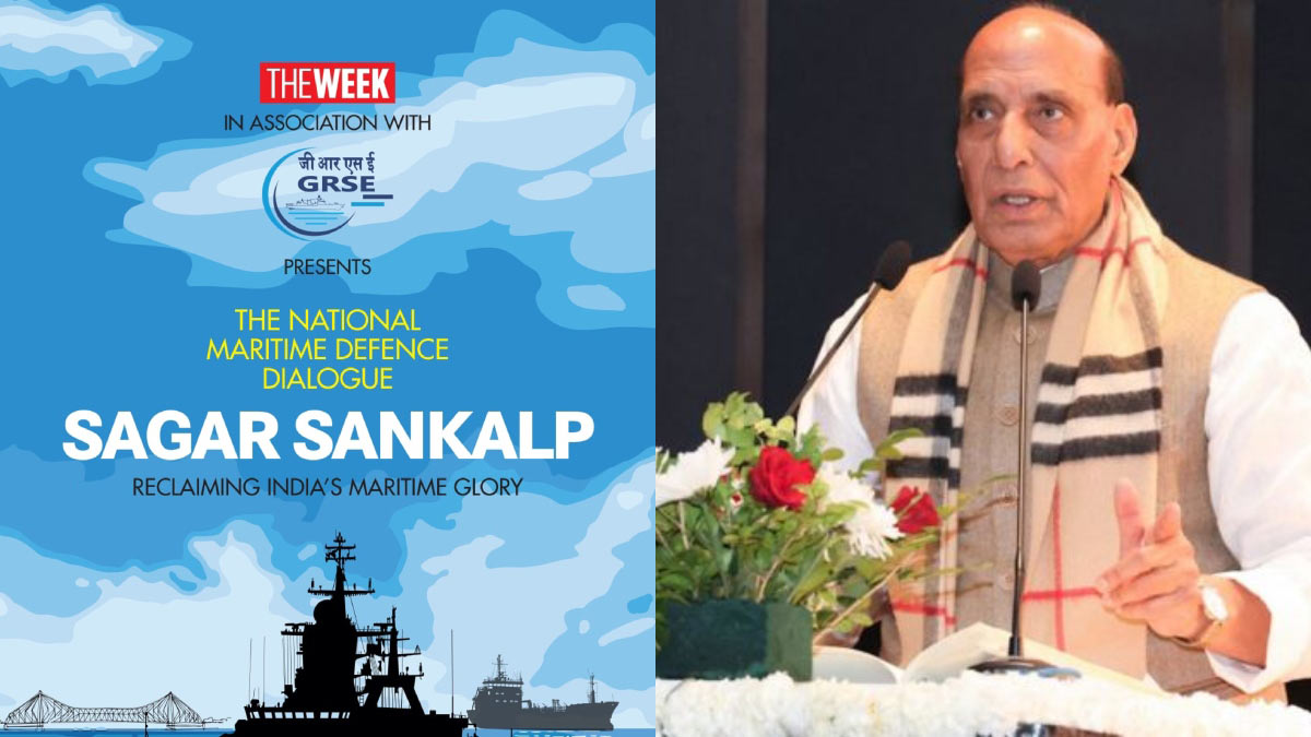 THE WEEK-GRSE 'Sagar Sankalp': Rajnath Singh, industry leaders to chart India’s rise as maritime defence power