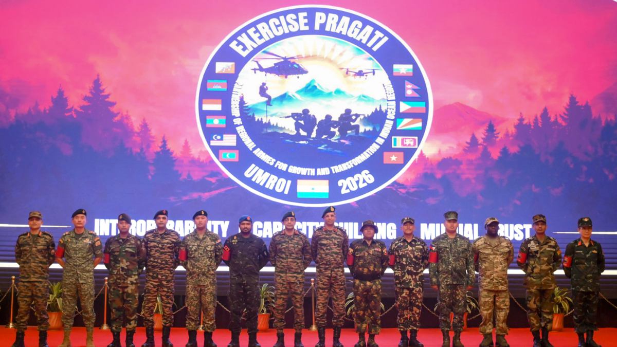 India uses major military exercise to showcase homegrown defence capabilities to 12 nations