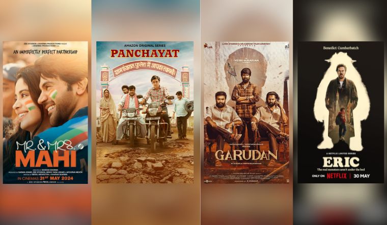 Mr. and Mrs. Mahi, Garudan, Panchayat Season 3, Eric: OTT and theatre releases this week - Vimarsana News