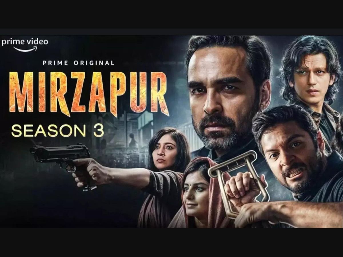 Poster Mirzapur Online Dailymotion Mx Player Amazon Prime Video