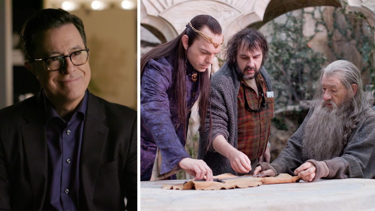 Tolkien superfan Stephen Colbert finally gets to work on Peter Jackson’s new Lord of the Rings movie