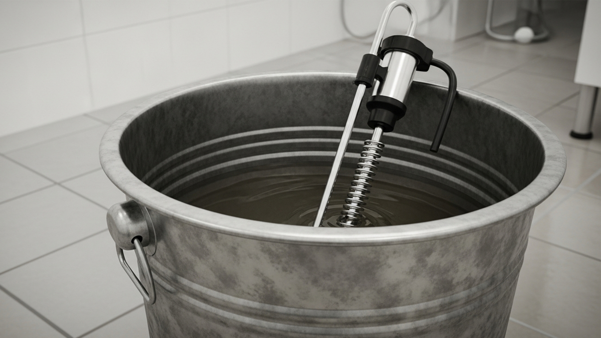 Fact check:  Is it unsafe to use an immersion rod in a steel bucket or near plastic bucket edges?