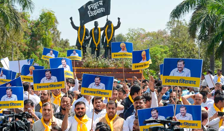 Kejriwal's arrest: AAP to 'gherao' PM's residence today; Delhi police says no permission granted - Vimarsana News