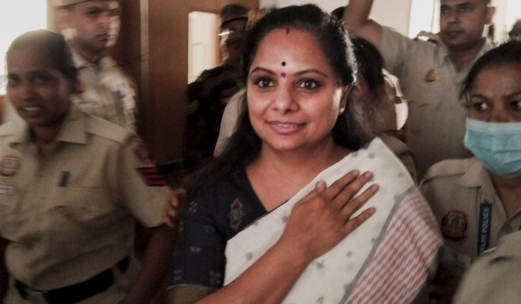 Excise policy case: Delhi court remands Kavitha to CBI custody till April 15 - Vimarsana News