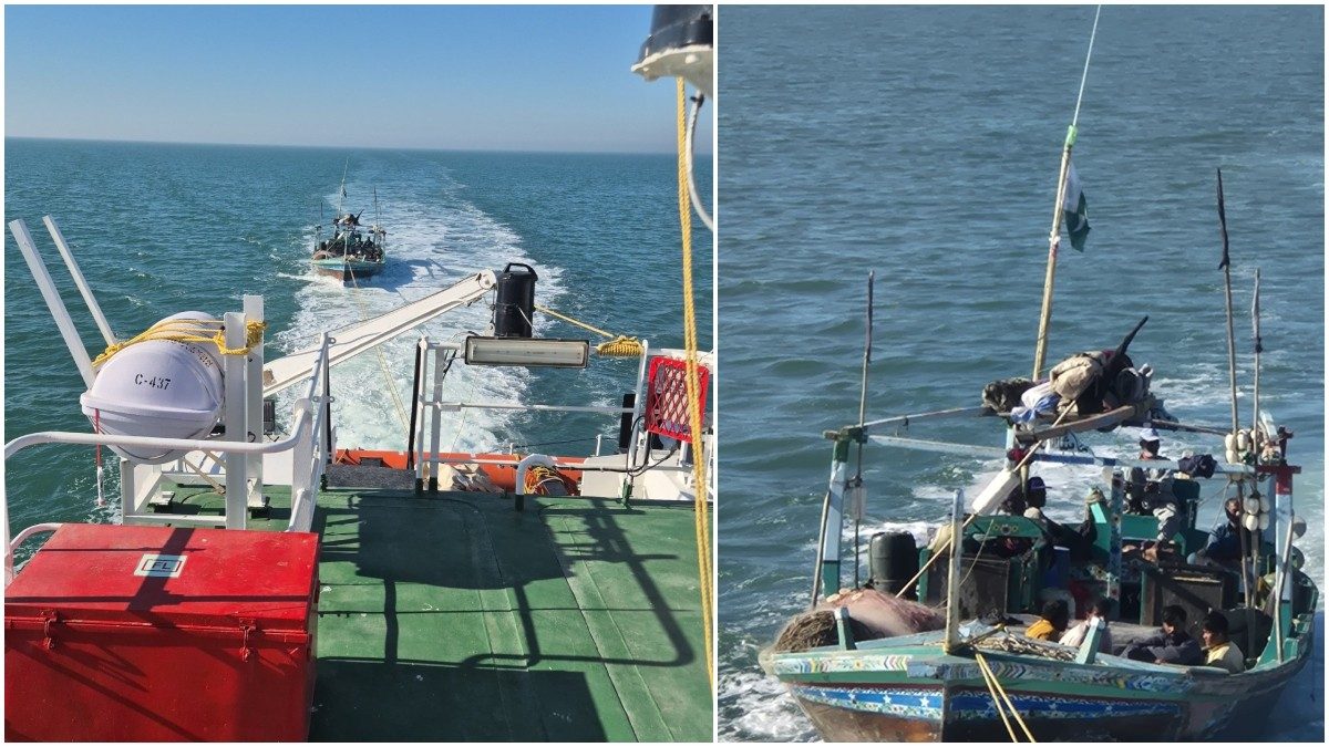 11 Pak nationals taken to Gujarat after Coast Guard seizes foreign