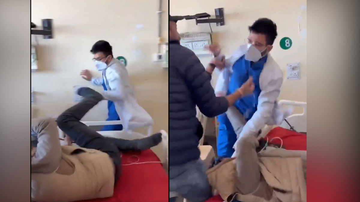 Resident doctor loses job over patient brawl caught on camera at Himachal hospital