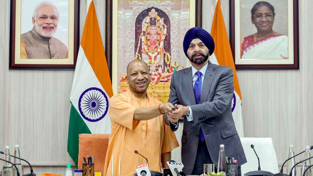 World Bank president Banga praises ‘clear vision’ of Yogi Adityanath ...