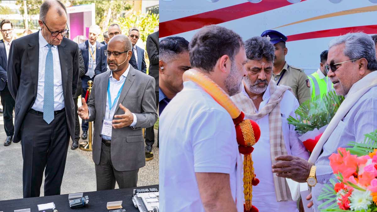 'Betraying Karnataka': BJP slams Siddaramaiah, DK Shivakumar for skipping German chancellor's visit for Rahul Gandhi lunch