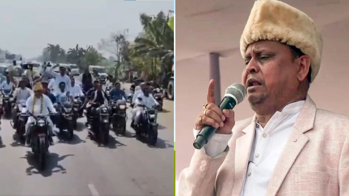 West Bengal: Ex-TMC MLA Humayun Kabir takes part in 'Babri Yatra' to build support for mosque replica construction