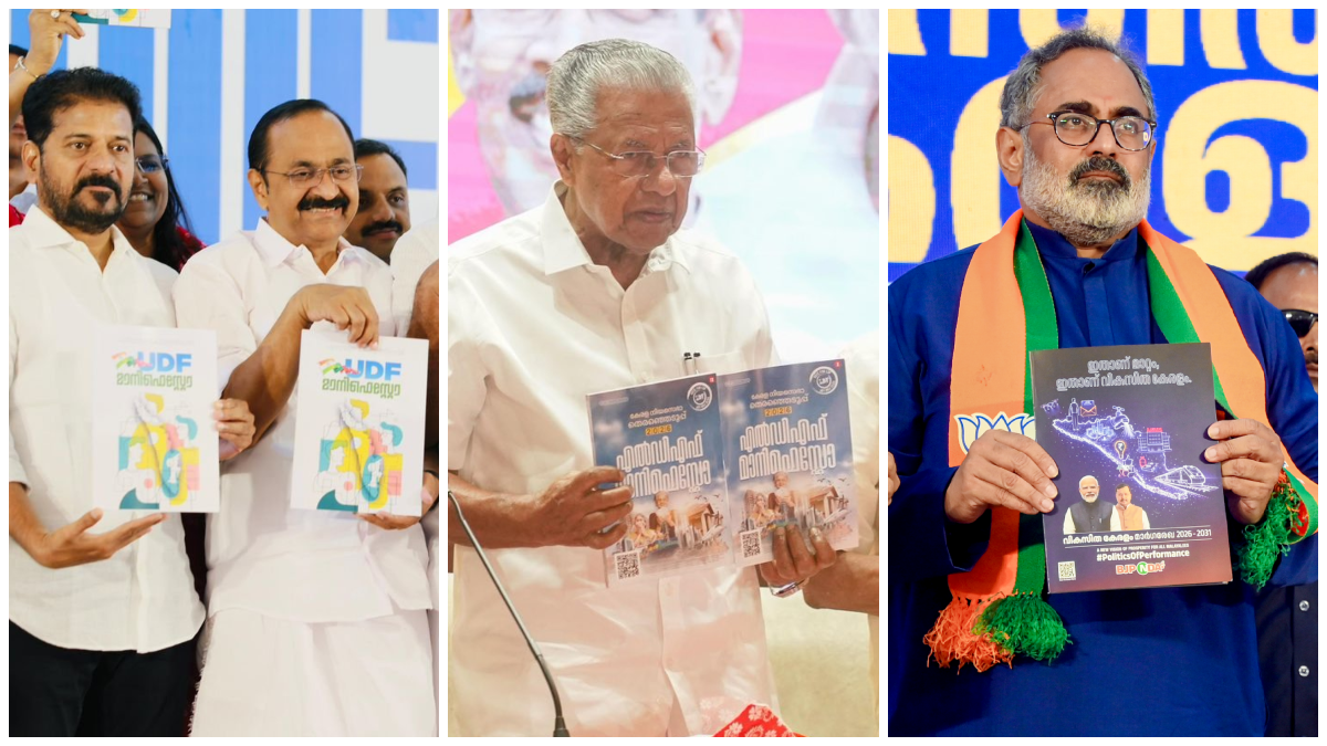 Kerala assembly polls: The competing visions of LDF, UDF and the BJP manifestos 