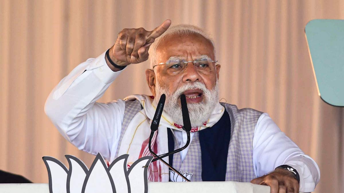 ‘Congress sings to Pakistan’s tunes’: PM Modi ramps up BJP's security and illegal migration narrative in Assam