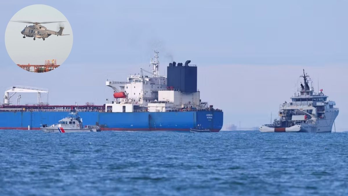 France detains Indian captain, crew members of suspected Russian dark fleet tanker 'Grinch'