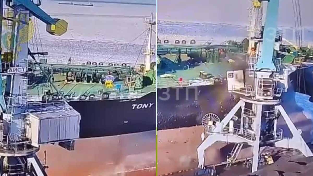 WATCH | Major tanker accident causes damage to Russia's Ust-Luga Port, authorities to investigate