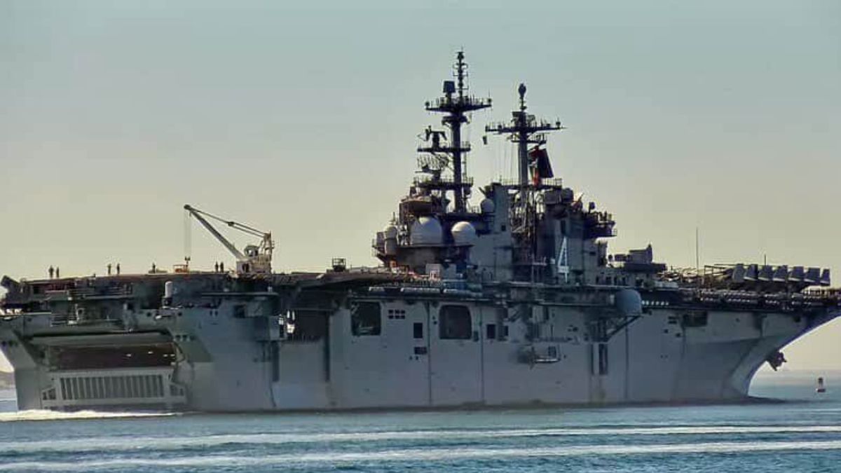 USS Boxer sets sail: Deployment of ‘mini-aircraft carrier’ hints at imminent Kharg Island invasion 