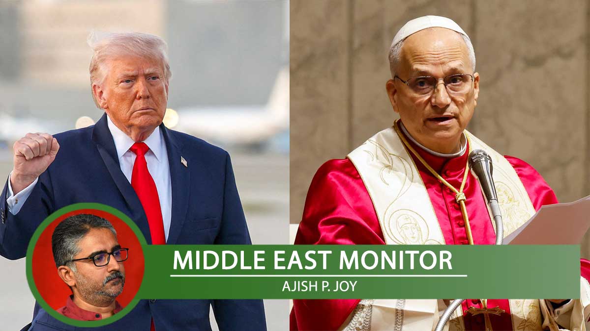 An American pope confronts an American president over war and God