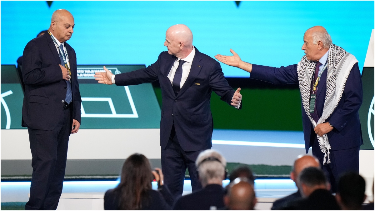 'I can't shake the hand of fascists': What happened when FIFA boss ...
