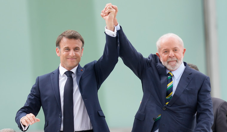 Macron leans into 'wedding' with Lula memes: Here's how - Vimarsana News