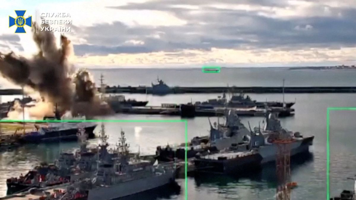 Ukraine’s 'Sub Sea Baby' underwater drone did complex maneuvers to blow up Russian submarine in Novorossiysk