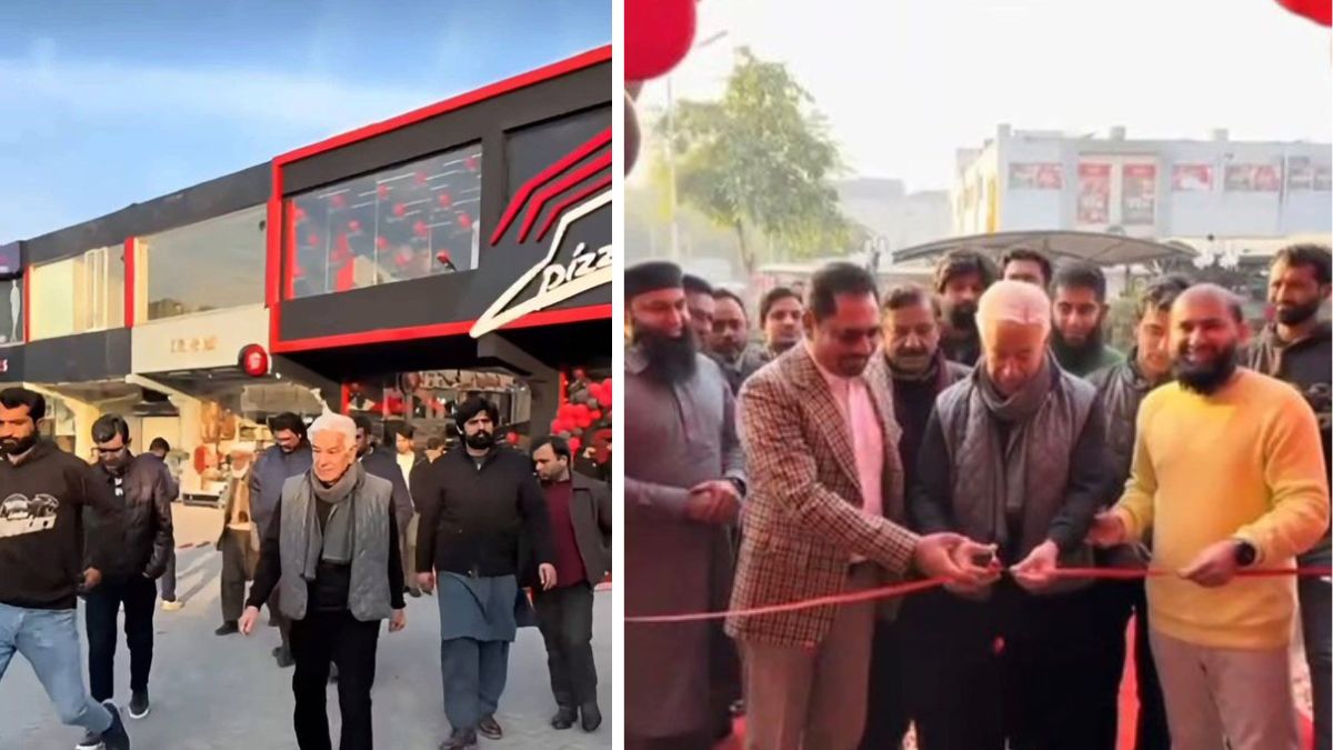 Pizza Hut clarifies outlet inaugurated by Pakistan’s defence minister, Khawaja Asif, is fake