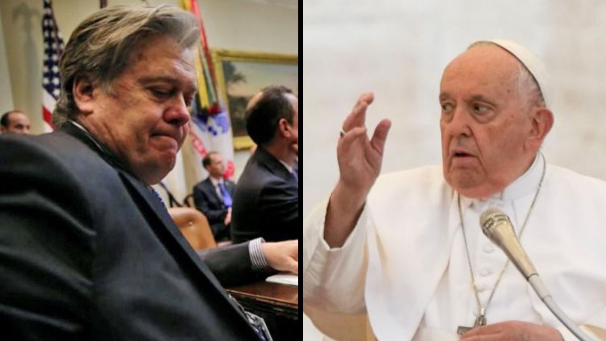 Steve Bannon discussed plans to 'take down' Pope Francis with Jeffrey Epstein, DOJ files show